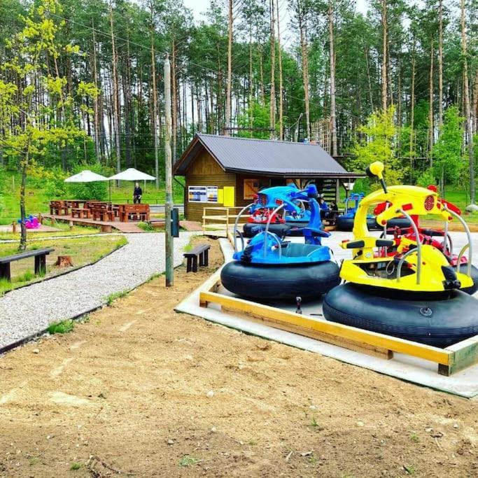 Pastelowy Domek Z Balia Elektryczna Z Jacuzzi Zalakowo Экстерьер фото